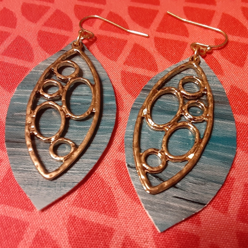 Golden Leaf Earrings